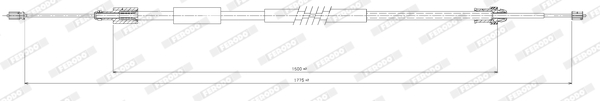 Ferodo Handremkabel FHB432865