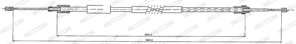 Ferodo Handremkabel FHB432866