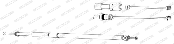 Ferodo Handremkabel FHB432873