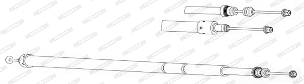 Ferodo Handremkabel FHB432874