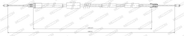 Ferodo Handremkabel FHB432887