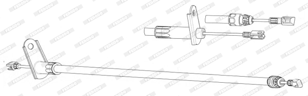Ferodo Handremkabel FHB432904