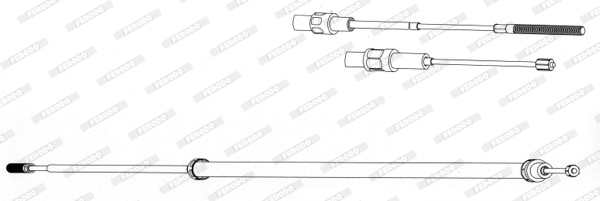 Ferodo Handremkabel FHB432925