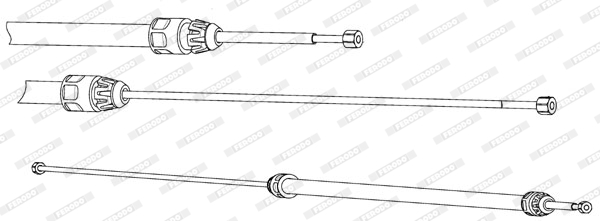 Ferodo Handremkabel FHB432929