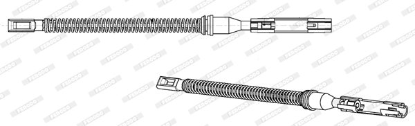 Ferodo Handremkabel FHB432935