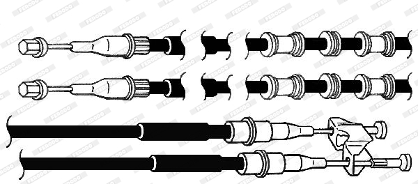 Ferodo Handremkabel FHB432936