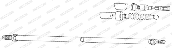 Ferodo Handremkabel FHB432938