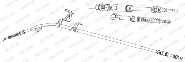 Handremkabel Ferodo FHB432941