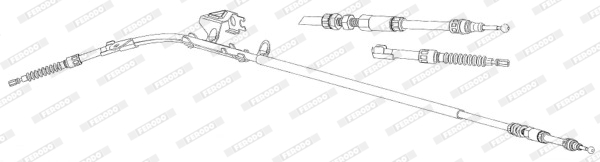 Handremkabel Ferodo FHB432942