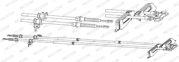 Ferodo Handremkabel FHB432980