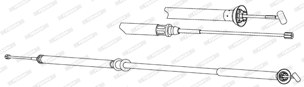 Ferodo Handremkabel FHB432995