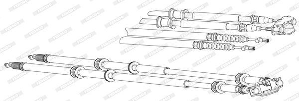 Ferodo Handremkabel FHB433016