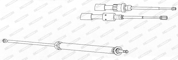 Ferodo Handremkabel FHB433030