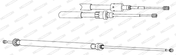 Ferodo Handremkabel FHB433041