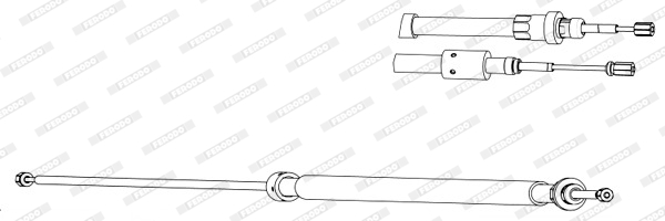 Ferodo Handremkabel FHB433042