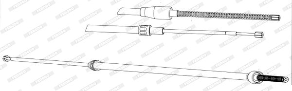 Ferodo Handremkabel FHB433102