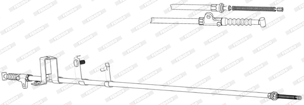 Ferodo Handremkabel FHB434365