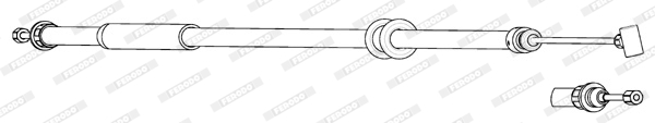 Ferodo Handremkabel FHB434539