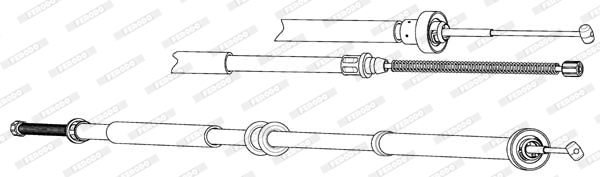 Ferodo Handremkabel FHB434546