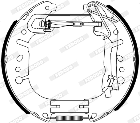 Ferodo Remschoen set FMK627