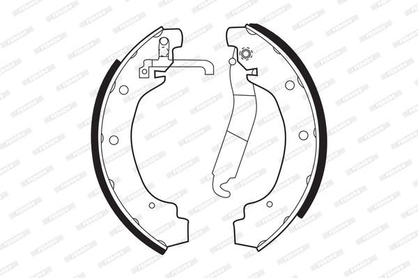 Ferodo Remschoen set FSB180