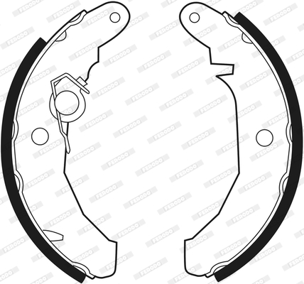 Ferodo Remschoen set FSB187