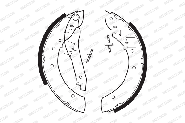 Ferodo Remschoen set FSB194