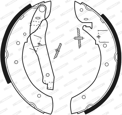 Ferodo Remschoen set FSB194