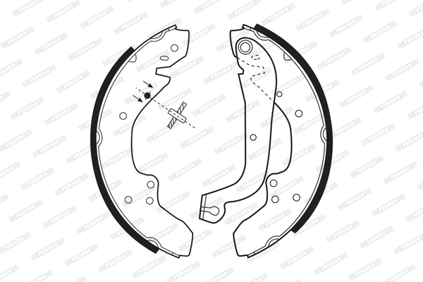 Ferodo Remschoen set FSB203