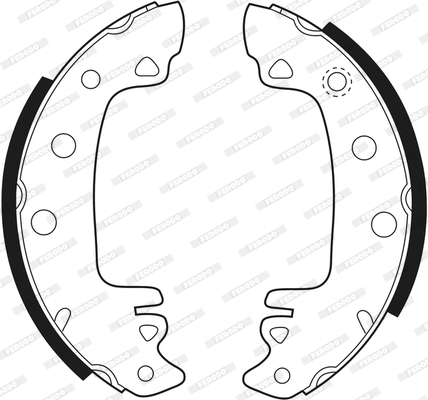 Ferodo Remschoen set FSB29