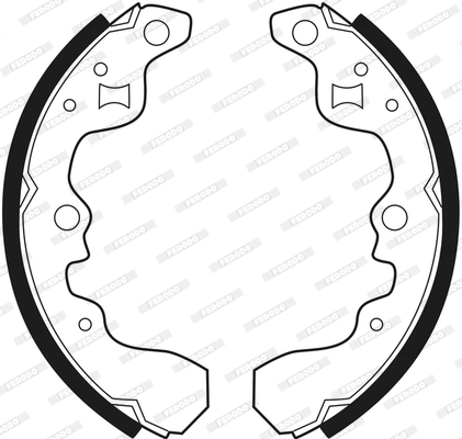 Ferodo Remschoen set FSB312