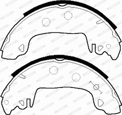 Ferodo Remschoen set FSB333