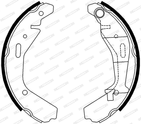 Ferodo Remschoen set FSB4007