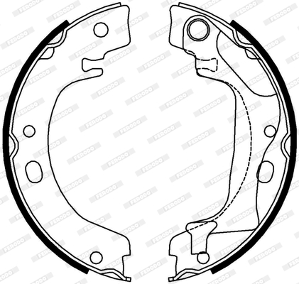 Ferodo Remschoen set FSB4011