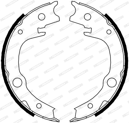 Ferodo Remschoen set FSB4014