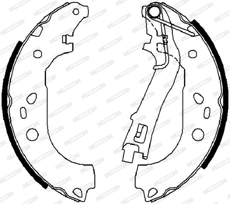 Ferodo Remschoen set FSB4015