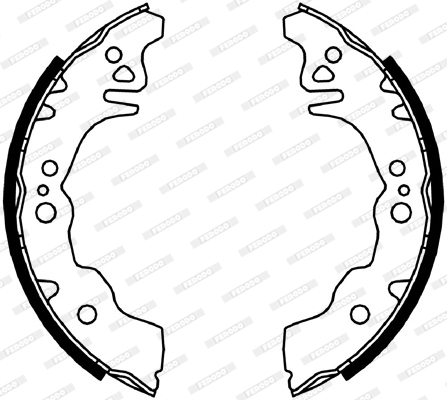 Ferodo Remschoen set FSB4040