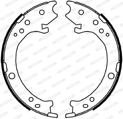 Ferodo Remschoen set FSB4043