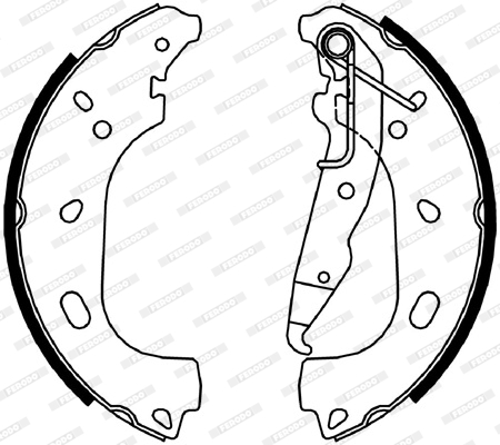 Ferodo Remschoen set FSB4055