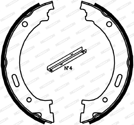 Ferodo Remschoen set FSB4058