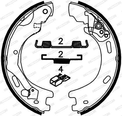 Ferodo Remschoen set FSB4062