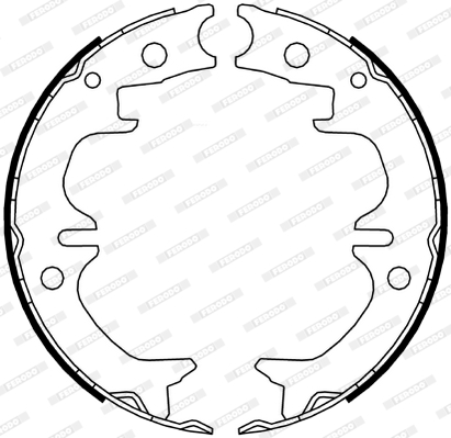 Ferodo Remschoen set FSB4069