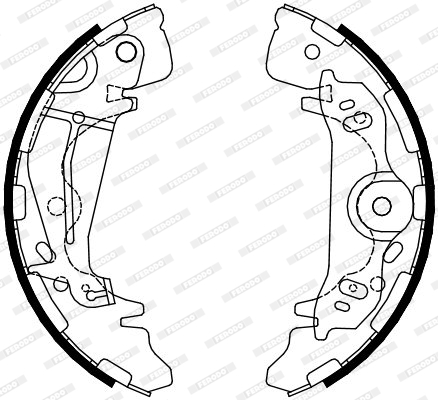 Ferodo Remschoen set FSB4085