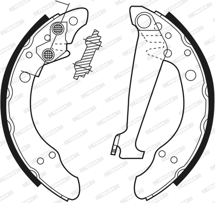 Ferodo Remschoen set FSB408