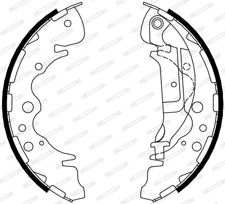 Ferodo Remschoen set FSB4095