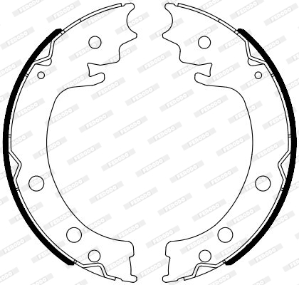 Ferodo Remschoen set FSB4116