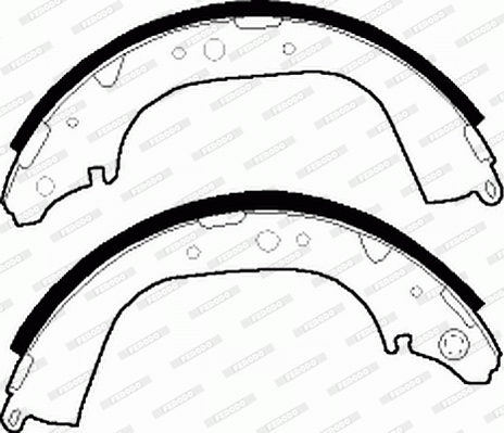 Ferodo Remschoen set FSB411