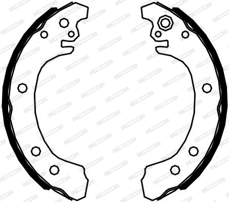 Remschoen set Ferodo FSB4124