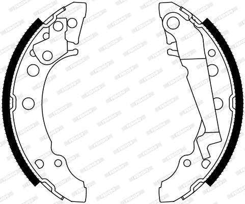 Ferodo Remschoen set FSB4128