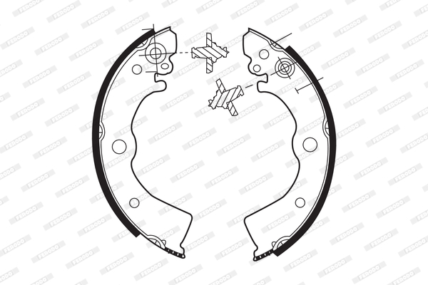 Ferodo Remschoen set FSB412